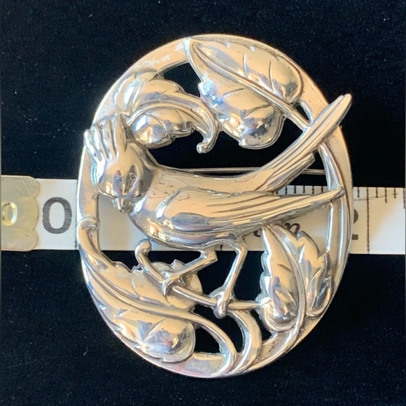 Vintage Coro Sterling Bird Brooch - Picture 16 of 16